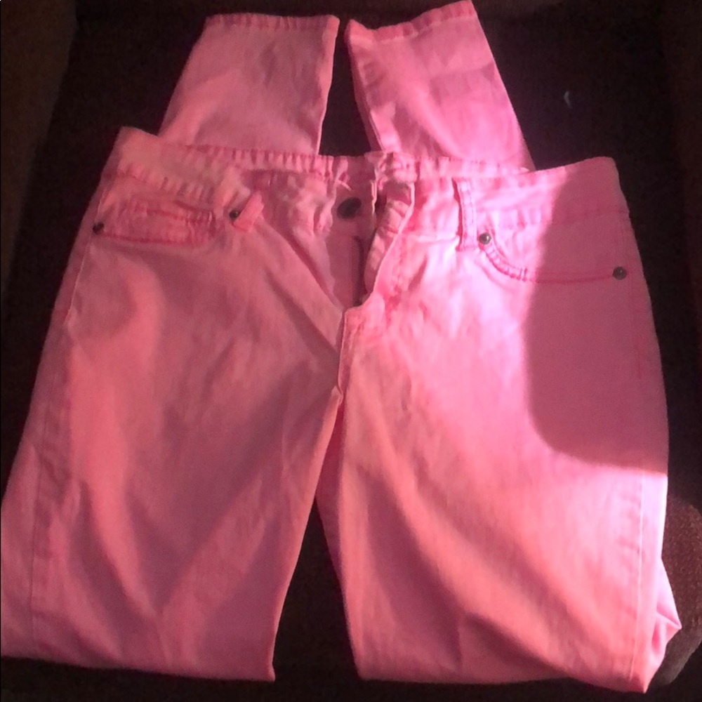 Size 9/10 Neon Pink Skinny Pants